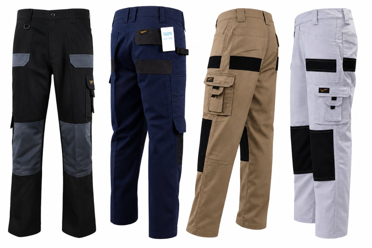 Workwear Cargo Pants 1120 in Navy, Black, Khaki and more